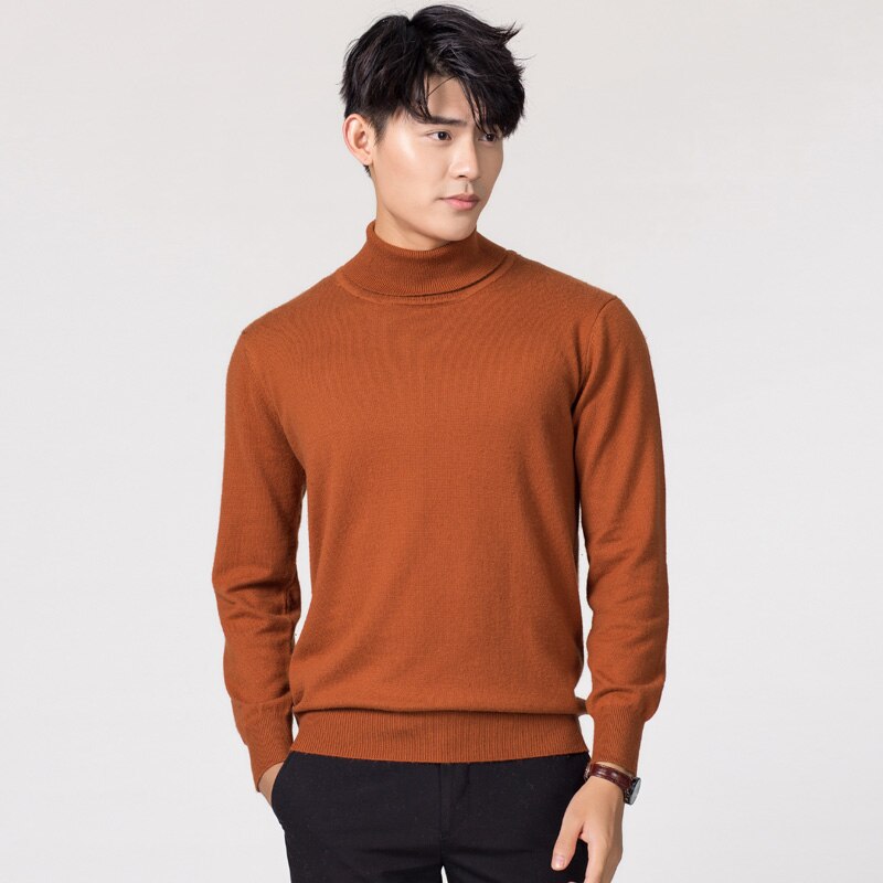 Roll Neck Wool Pullover